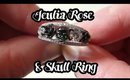 DAY 7 of 7 - GIVEAWAY!! Jeulia Rose & Skull Design Sterling Silver Ring
