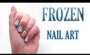 VLOGMAS Day 3 | Frozen Inspired Nail Art