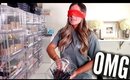 PICKING A FULL FACE OF MAKEUP... BLINDFOLDED | Casey Holmes