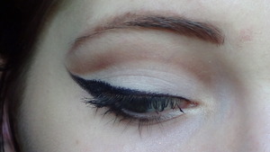 Here is a neutral cut crease look I did with a dramatic winged liner.  The eyeliner could obviously be toned down to your preference, but I quite like it this way :)