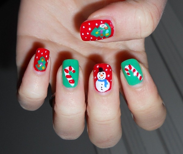 Christmas nails!! | Anny Z.'s Photo | Beautylish