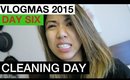 VLOGMAS 2015: DAY 6 ❆ CLEANING DAY | yummiebitez
