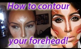 HOW TO contour you forehead