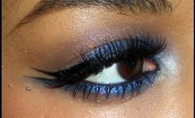 ❤Beauty By Lee's❤ Easy Exotic Blue Smokey eye tutorial