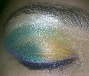 Colors used from Ulta's Carnivale Palette 