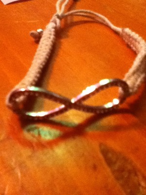 Infinity sign bracelet found it at Claire's  
