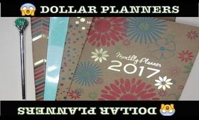 DOLLAR PLANNERS 2017 | Planning On A Budget 💲 PT. 1