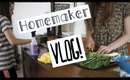 CLEAN AND COOK WITH ME VLOG! Day In The Life of a Homemaker!