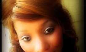 She Like the wind soft pink eye look