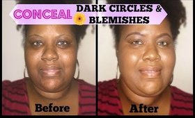 How To Cover Dark Circles and Blemishes + Color Correction