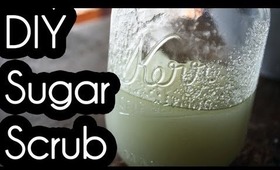 Homemade DIY Lemon Sugar Body Scrub Tutorial