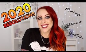 MY 2020 RESOLUTIONS & GIVEAWAY (OPEN) ✨ Chatting about makeup, skincare, my channel | GlitterFallout