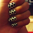 Cute simple polka dot nails!