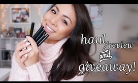 Shu Uemura Haul + GIVEAWAY! | Charmaine Dulak