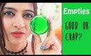 Empties, Regrets & Reviews!! _ CRAP + Amazing Products! | SuperWowStyle Prachi