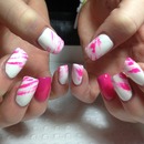Pink and white 