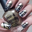 Monarch Butterfly inspired Nails
