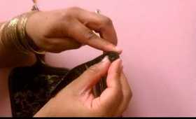 How to make a closure for a full weave