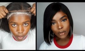 How To FLAWLESSLY Lay Your Wig For Beginners! | My First Wig