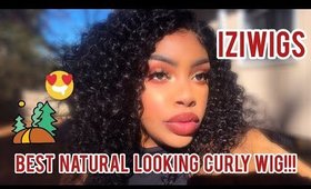 MUST HAVE DEEP WAVE  CURLY 360 LACE WIG | SO NATURAL LOOKING | IZIWIGS