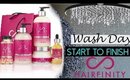 Wow 😳 One brand Natural Hair Washday with Hairfinity | Shlinda1