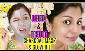 CHARCOAL FACE MASK & GLOW OIL DERMA E REVIEW | SuperPrincessjo