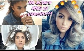 💁VLOG  Me aclararon mi cabello aun MAS! Retoque mensual/Hair Touch Up | auroramakeup