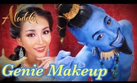 ジャスミンがジーニーに本気メイク！【実写版アラジン】Disney’s Aladdin Genie Makeup✨
