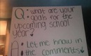 Goals: School Year Addition 2012 (PB Teen $4,000 Giveaway Entry)
