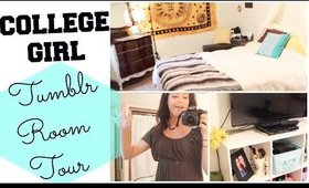 Tumblr Room Tour (My College House Room + DIY Tumblr and Organization ideas!)