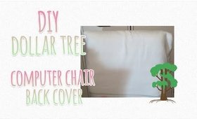 Dollar Tree DIY | Computer Chair Cover DIY  | PrettyThingsRock