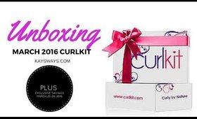 March 2016 Curlkit Unboxing