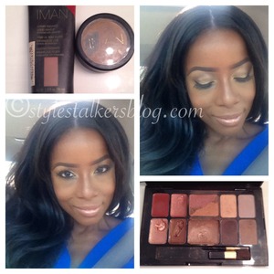 As a new Iman Cosmetics freelance artist, it's been fun trying all the products! Love my St. Tropez palette!