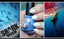 DIY Shark Bite Nail Tutorial * Shark Week* | Jessijaybeauty