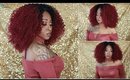 Sensationnel Lace Front Red Curly Wig Review 🎄 HOLIDAY GLAM ☆  SamoreLoveTV  🕊🔥