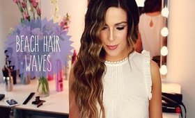 How to get beach waves hair style | HOLLIE WAKEHAM