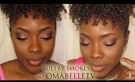 Sultry bronze smokey eye | collab with Omabelletv