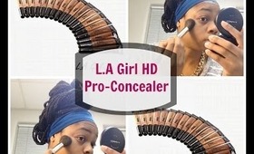 L.A Girl HD Pro-Concealer Review & Application