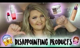 DISAPPOINTING HIGH END PRODUCTS | NOT WORTH THE HYPE