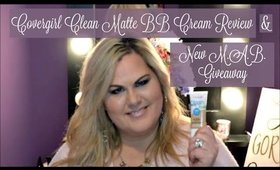 Covergirl Clean Matte BB Cream Review & New M.A.B. Giveaway