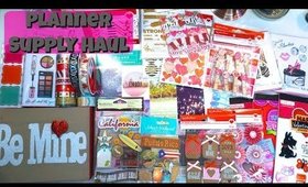 Huge Valentine's Day Planner Supply Haul | Michaels