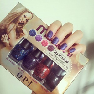 Opi Can't Let Go from Mariah Carey Liquid sand collection <3