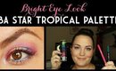 Bright Eye Makeup using BA STAR Tropical Palette