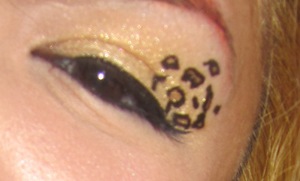 Bad picture, I know. Best one I got the night I did this though :) Leopard print!