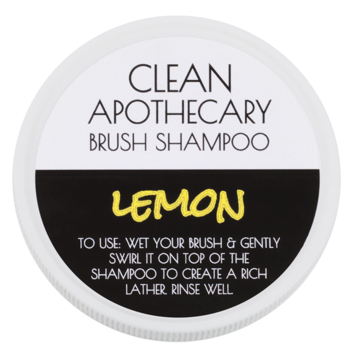 Clean Apothecary Brush Shampoo Lemon alternative view 1 - product swatch.