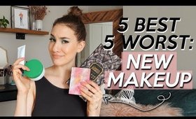 5 BEST & 5 WORST: NEW MAKEUP/BEAUTY RELEASES! | Jamie Paige