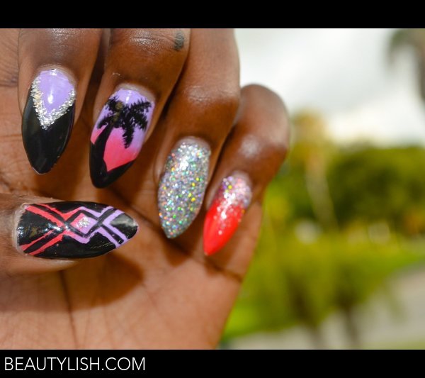 DIY Florida summer nails Symone B.'s Photo Beautylish