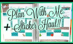 PLAN WITH ME + STICKER HAUL!! | November 2015