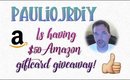 $50 Amazon Gift card Giveaway hosted by Pauliojrdiy | So Easy To Enter! | PrettyThingsRock