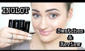 Inglot Lipstick Review and Swatches | Rosa Klochkov